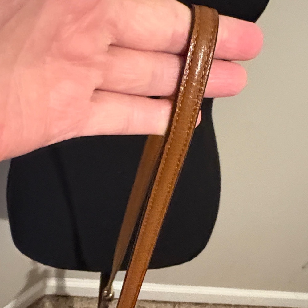 Coach Leather Crossbody in Warm Brown with Gold Hardware - Picture 15 of 17